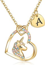 Unicorn Necklaces for Teen Girls Kids, Colorful for Girl Jewelry Birthday Gift