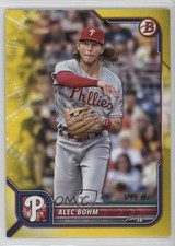 2022 Bowman Yellow Border 61/75 Alec Bohm #31 02wb