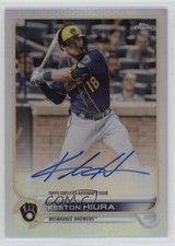 2022 Topps Chrome Veteran Refractor 82/499 Keston Hiura #CVA-KH Auto s1i