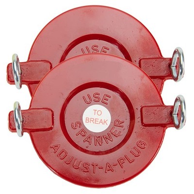 Plastic FDC Connection - Fire Department Connection Caps - Red Fire Sprinkler Co
