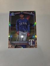 2025 Elorky Rodriguez 1st Bowman Chrome Popcorn Refractor Sssp!!