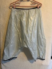 Soft Blue Adult PVC Bloomers USA  Made By Gary Mfg Size XL Max 40” Waist 
