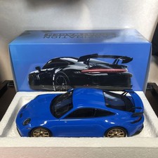 1100 Minichamps 1 18 Porsche 991 992 GT3 2021 shark blue golden rims Porsche min