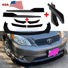 For Toyota Prius Front Bumper Lip Chin Spoiler Body Kit Splitter Side Skirt