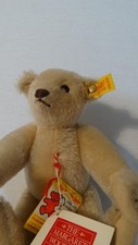 1984 STEIFF MARGARET STRONG BEAR REPLICA 1904 0157/26 26CM MOHAIR