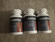 Lot Of 3 Emma Gut Health Supplement 60 Caps Digestive Support, Exp 04/2027