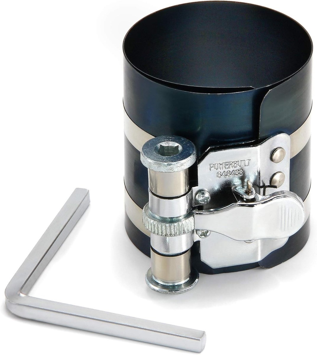 Powerbuilt Piston Ring Compressor, 2 Inch to 5 Diameter, 1 Pack
