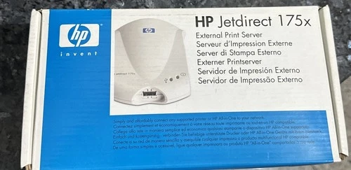 HP JetDirect Card 175X J6035B 61033 External USB Print Server Ethernet RJ45