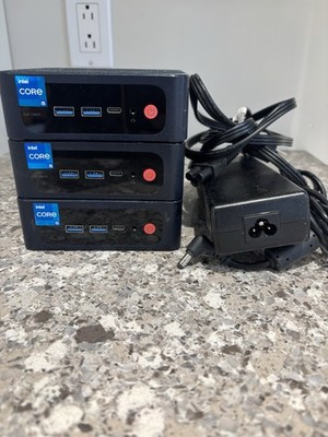 Lot Of 3 Beelink SEi Mini PC 12th Gen Intel i5-1235U Only One Boots (Read As Is
