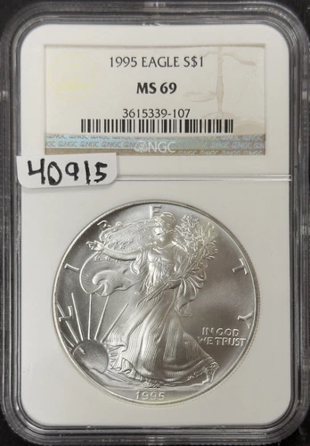 1995 Silver Eagle - NGC MS69 ( 40915 )