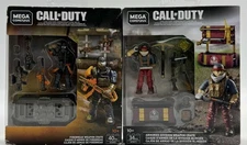 2PC Mega Construx Call Of Duty Armored Division & Firebreak Weapon Crate SET