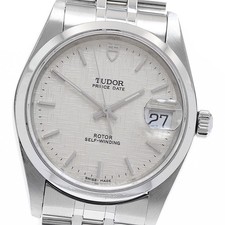 Orologio Uomo Automatico TUDOR Prince Date 74000N Quadrante Argento_932004