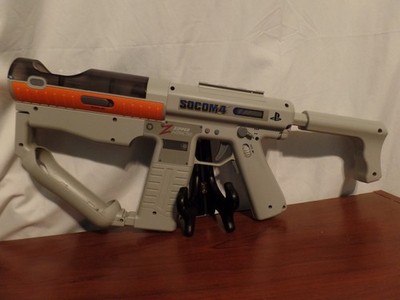 PlayStation PS3 Zipper Socom 4 Killzone 3 Move Sharp Shooter Gun Controller
