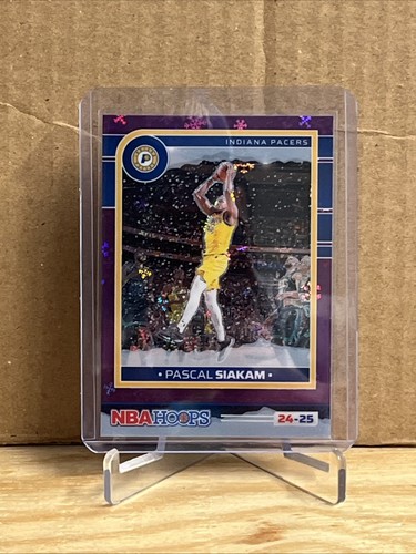 2024-25 Pascal Siakam #71 NBA Hoops Winter Purple Prizm Premium Card