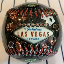 Black Las Vegas Chips And Cards Gloss Souvenir baseball collectible ball