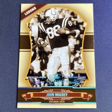 2007 Donruss Classics John Mackey Timeless Tributes Legend Blue #08/10 Colts