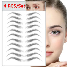 38 Pairs Eyebrow Tattoo Sticker 4D Waterproof Lasting Makeup Hair-Like Gifts USA