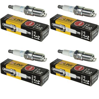 4X Original NGK Zündkerze 6344 V-Line 31 Typ PTR5D-10 Zünd Kerze