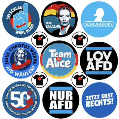 AfD Alternative for Germany T-Shirts Various Motifs S-XXXL 4 Colours to Choose From