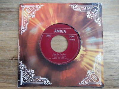 CHRIS & FRANK SCHIKORA HOW DO YOU DO KOMM KOMM KOMM VINYL SINGLE 1972 AMIGA DDR
