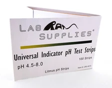 pH Test Strips, pH 4.5-8.0, 0.3 pH Intervals, 300 Strips | for Urine & Saliva