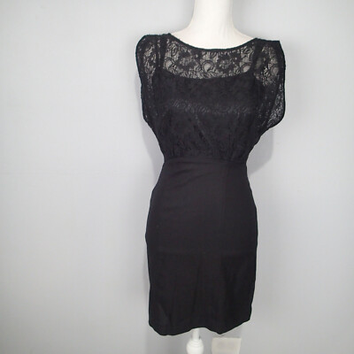 main strip lace dress Odessa Round Neck Lace Maxi Dress FINAL SALE S / Black