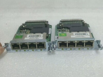 CISCO HWIC-4ESG 4 Port 10/100/1000 Ethernet Switch Interface Card for 2900 3900