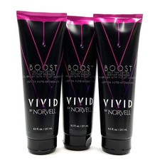 norvell Vivid Boost SElf Tan Lotion Instant Bronzer 8.5 oz-3 Pack