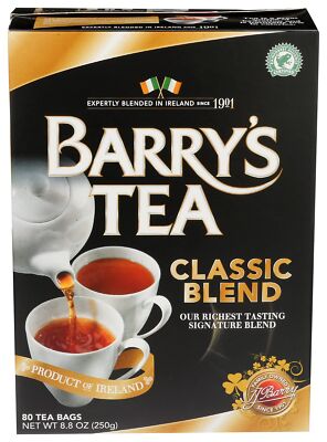 Barry's Tea Bags Classic Blend 80 Count 8.8 Oz 00102506
