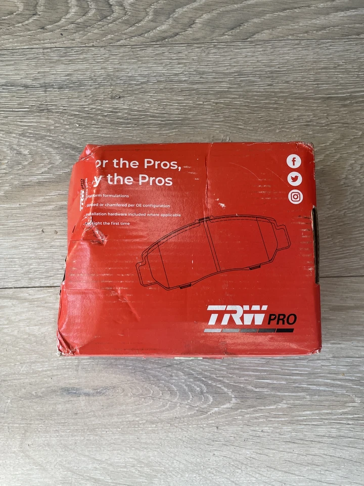 Juego de pastillas de freno de disco delanteras para Smart Fortwo 2008-2016 TRW Pro TRH1252 Foto 2 de 4