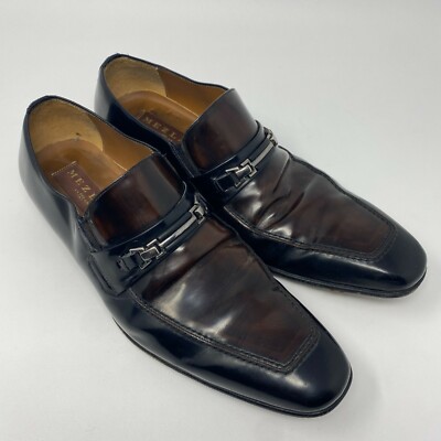 Mezlan 1968 Mens Slip On Loafer Shoes Pointy Toe Silver  display picture 3