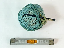 Vintage Sand-Stevens No. 555 Wire Line Level Bubble 3" with String Included !!!