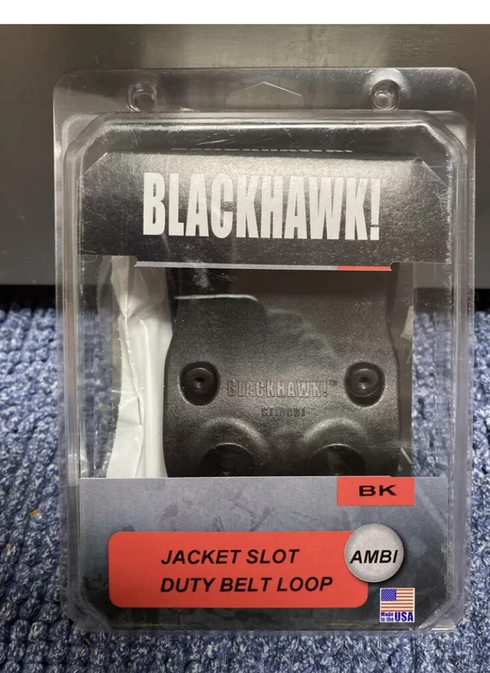 BlackHawk Duty Holster Jacket Slot Platform Mid-Ride 44H901BK Authentic - Image 2 of 4