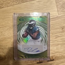 D’ANDRE SWIFT 2023 Panini Illusions Limelight Signatures GREEN #/25 Auto Eagles