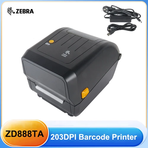 Zebra ZD888TA 203 dpi USB Transfer Thermal+ Direct Thermal Barcode Printer 4inch
