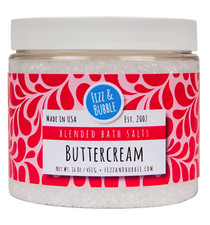 Fizz  Bubble Blended Bath Salts Buttercream Sealed 16oz