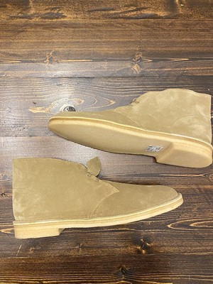clarks desert boot oak suede