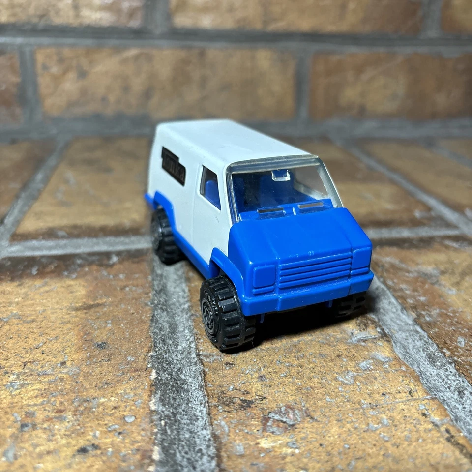 De colección ✅ Camión Vehículo Diecast Tonka Mites 1978 Blanco y Azul 4" ✅ Hecho en EE. UU. Foto 2 de 4