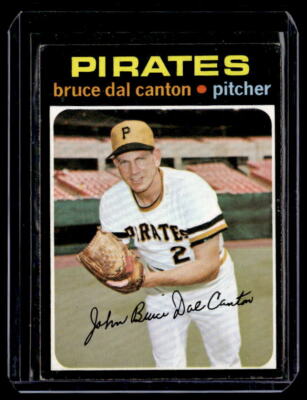 1971 Topps #168 Bruce Dal Canton Pittsburgh Pirates  EX+ Baseball Card *A938