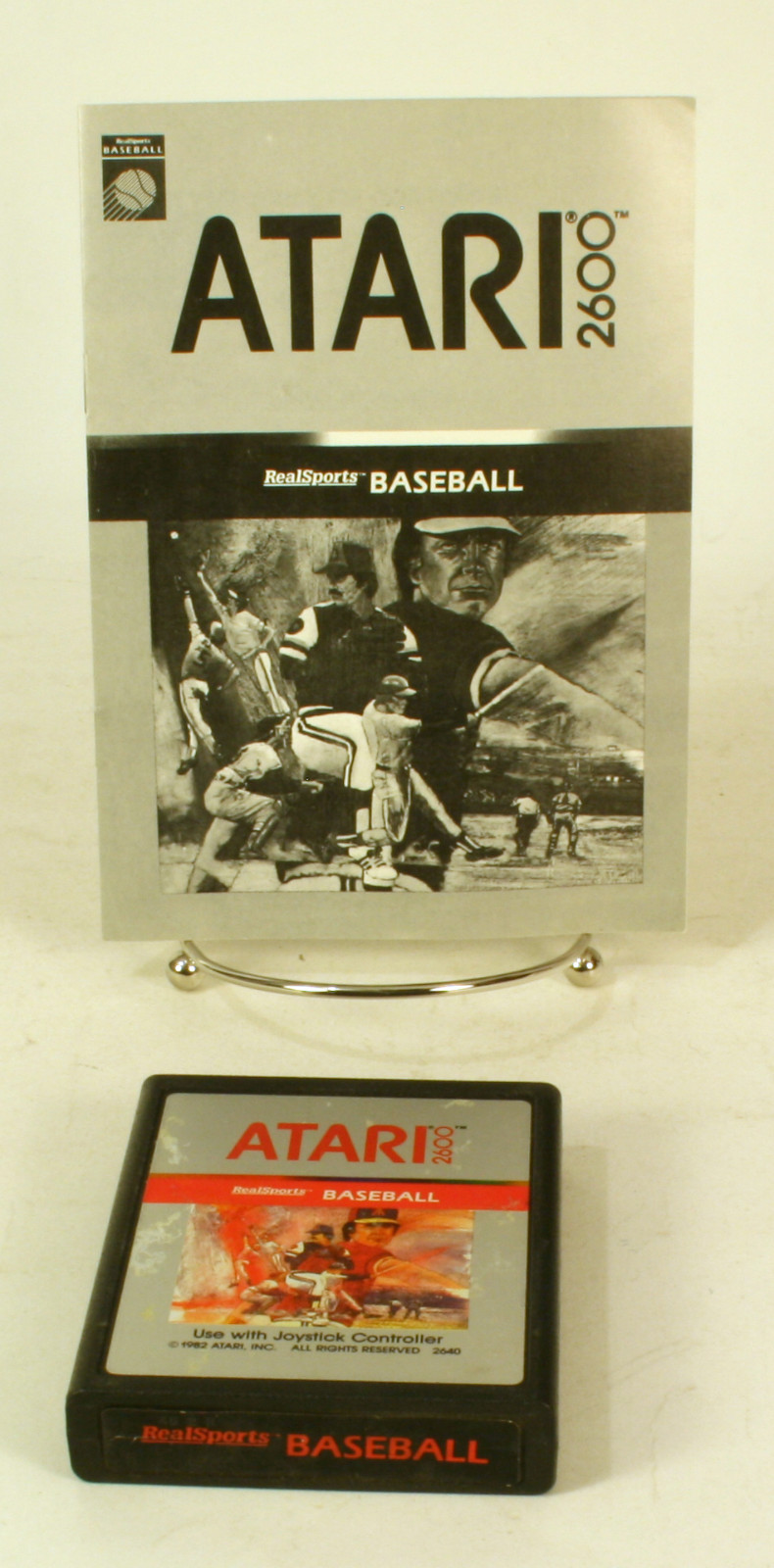 Atari 2600 game Realsports Baseball With Instructions Tested and Working
