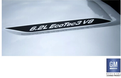 2019 20 21 22 Chevy Silverado 1500 6.2L EcoTec3 V8 Hood Spear Decals