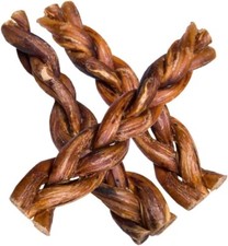 Braided Bully Sticks for Dogs, All Natural Dog Treats