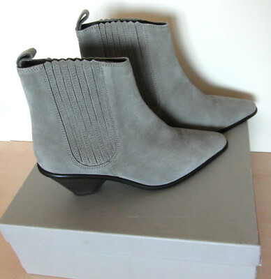 grey designer boots