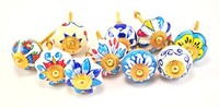 Karmakara Set Of 10 Blue And White Ceramic Cupboard Cabinet Door Knobs Drawer Pu on sale Karmakara Set Of 10 Blue And White Ceramic Cupboard Cabinet Door Knobs Drawer Pu on sale