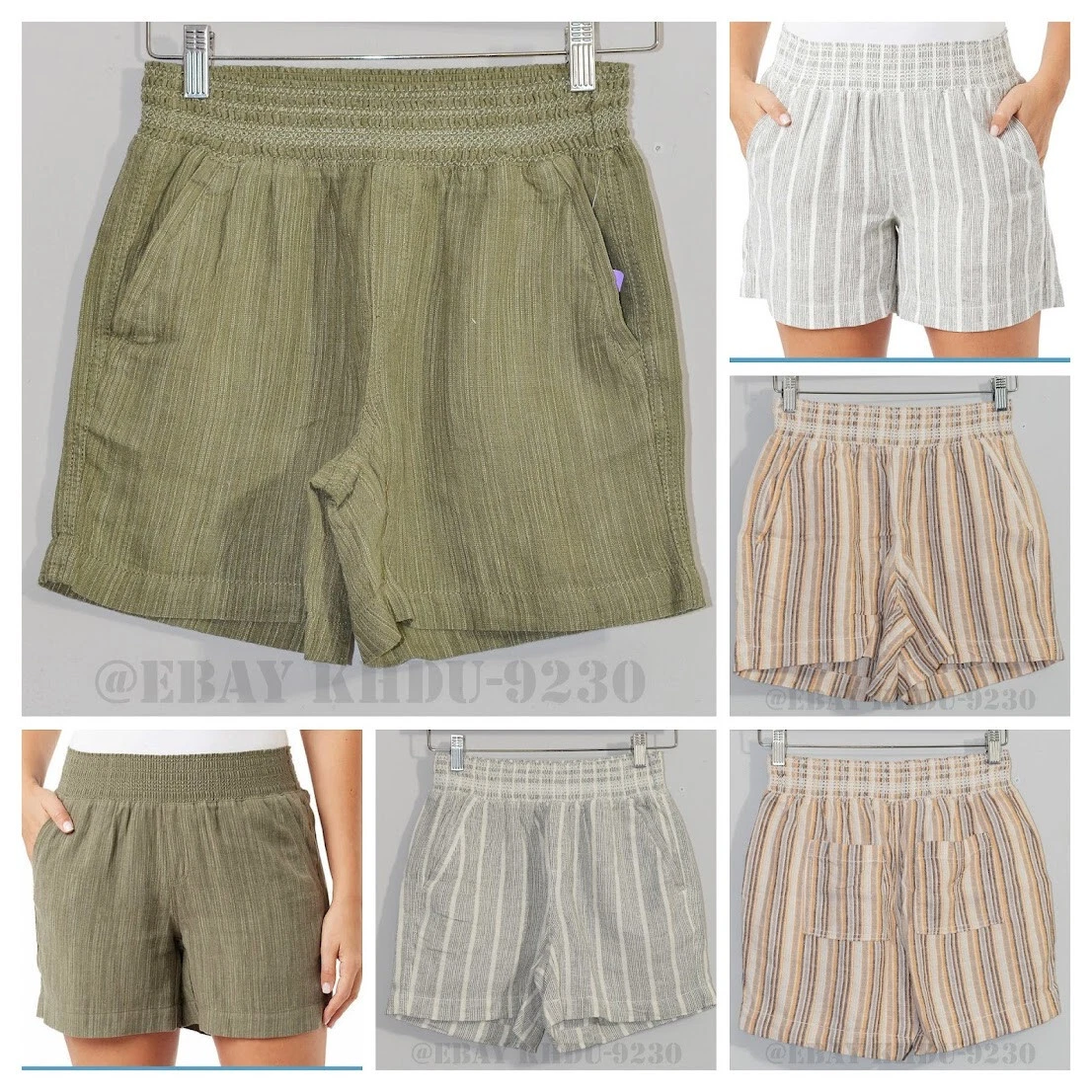 Black , Green , Tan NWT Briggs Ladies' Linen Blend Shorts
Opens in a new window or tab