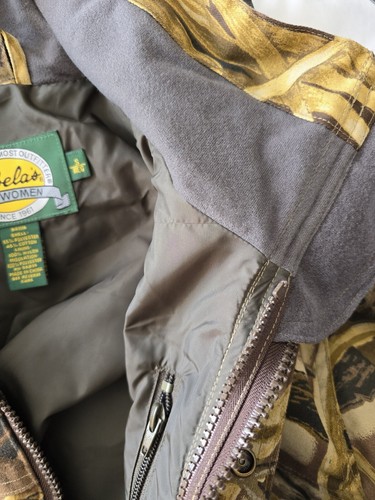 Cabelas for Women Advantage Wetlands Camo Jacket Full Zip Hooded Hunting Coat S - Picture 7 of 24