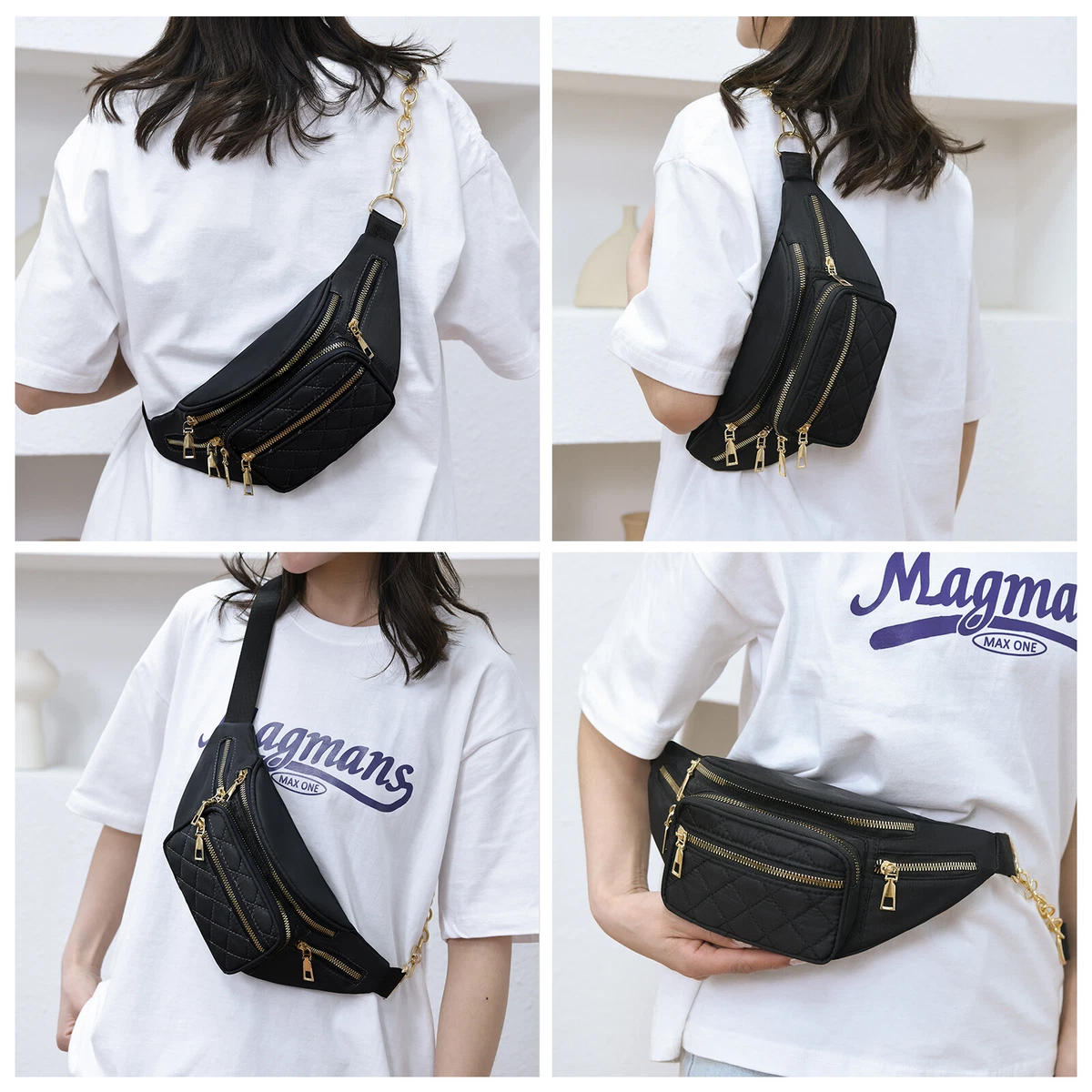 Designer Belt bags for Women Bags Chain Fanny Pack Fashion Chest Bag Trip  Waist Bag Sling Shoulder Crossbody Bag Luxury Brand