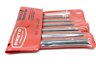 【non.kichさま】専用！！ Proto Professional Tools No 4975 Metric 7 Piece Hex Key Set in
