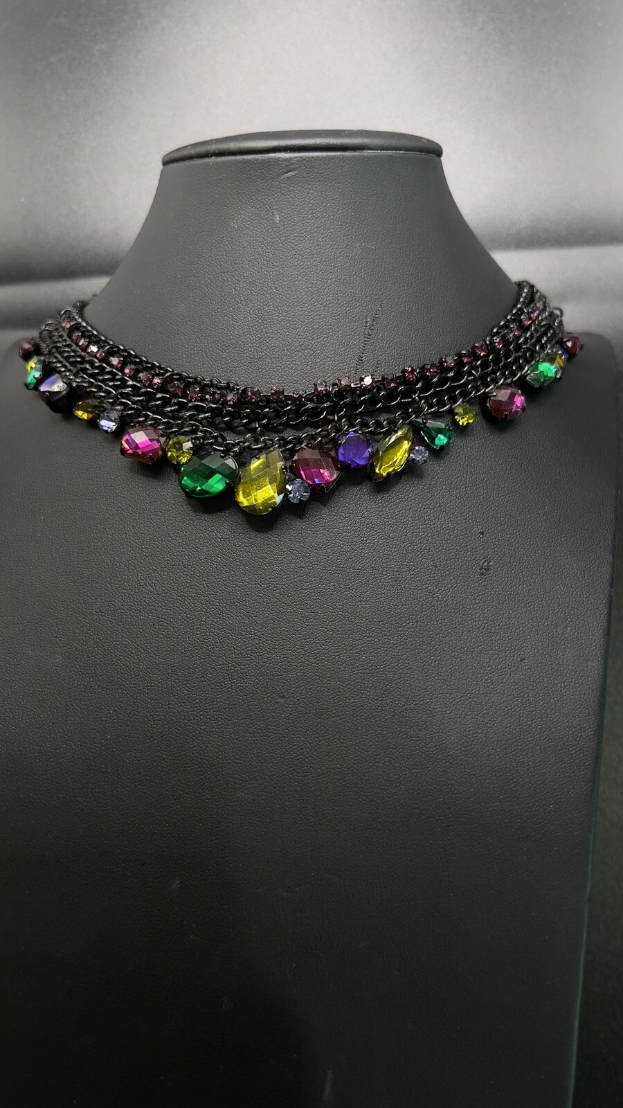 BOHM STATEMENT MULTI STRAND BEADED NECKLACE - image 1