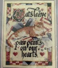 JANLYNN CATS LEAVE PAWPRINTSKreuzstich-Stickp...